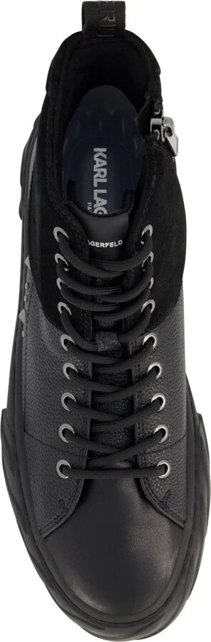 Karl Lagerfeld Paris Men's Studded High Top Fashion Sneaker - Image 4