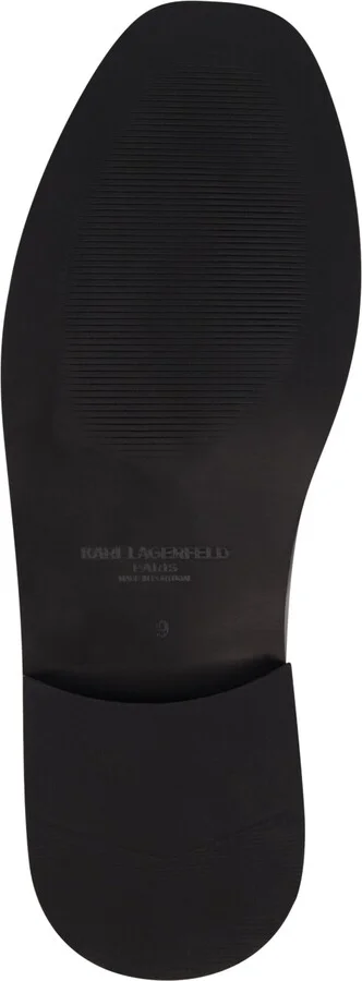 Karl Lagerfeld Paris Men's White Label Box Leather Moc Toe Loafers - Image 5