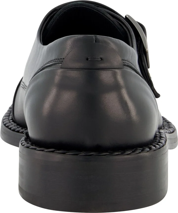 Karl Lagerfeld Paris Men's White Label Leather Double Monk Cap Toe Dress Shoes - Image 3