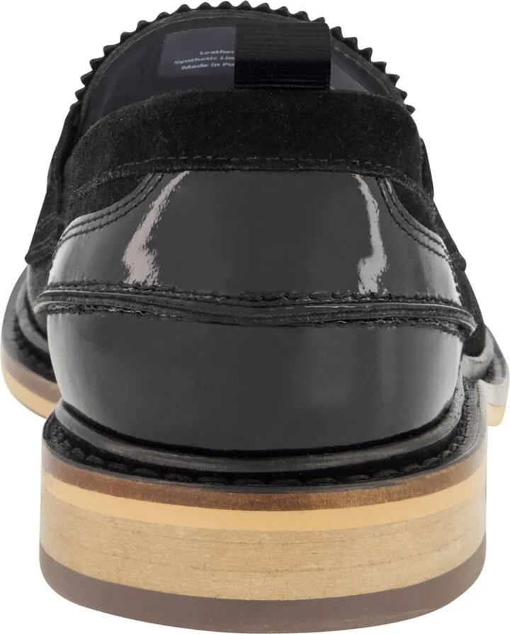 Karl Lagerfeld Paris Men's White Label Suede Penny Loafers - Image 8