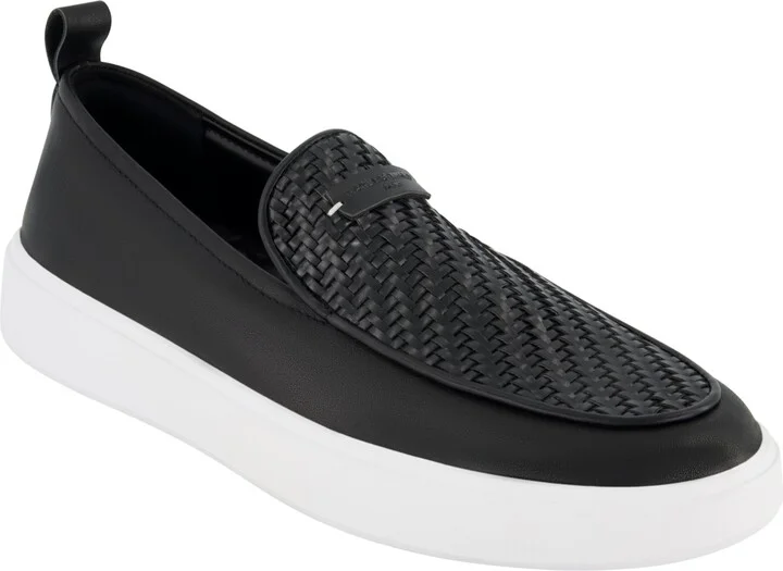 Karl Lagerfeld Paris Men's Woven Slip On Loafers