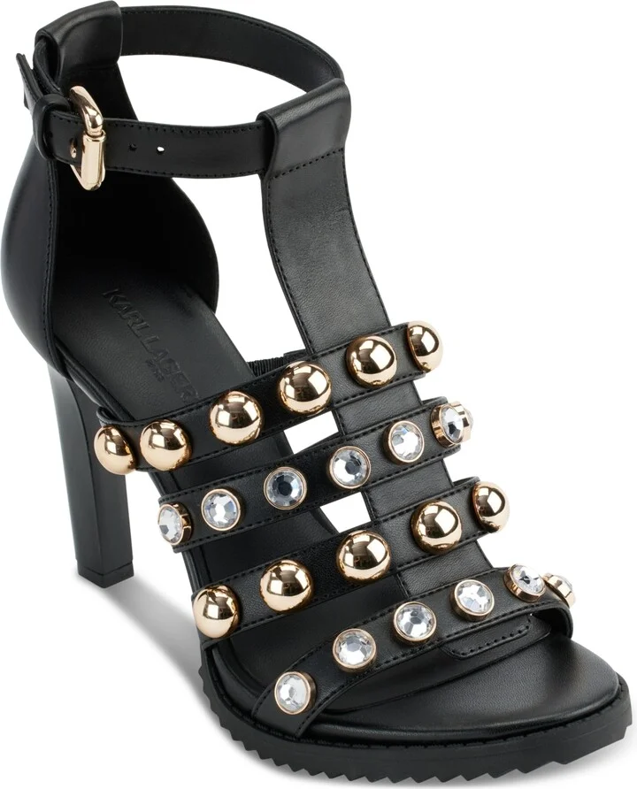 Karl Lagerfeld Paris Women's Brexton Dress Sandals