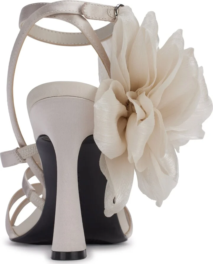 Karl Lagerfeld Paris Women's Caela Flower Embellished Dress Sandals - Image 3