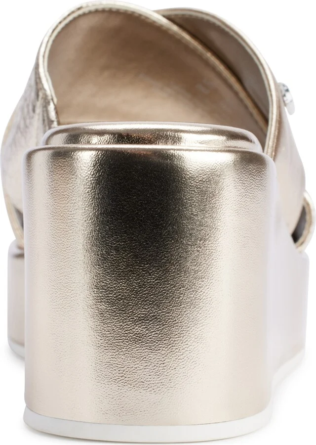 Karl Lagerfeld Paris Women's Caleigh X Band Wedge Sandals - Image 3