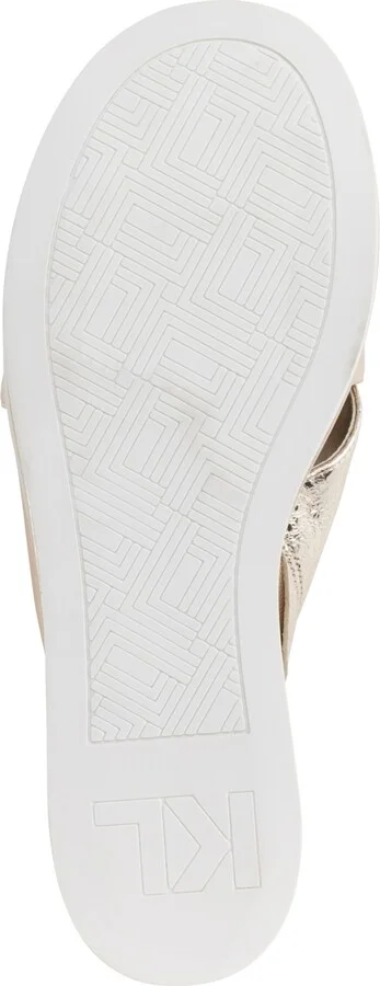 Karl Lagerfeld Paris Women's Caleigh X Band Wedge Sandals - Image 5