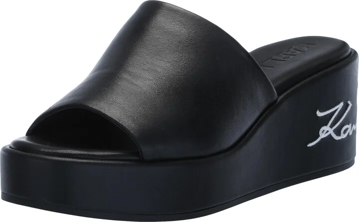 Karl Lagerfeld Paris Women's Calvina Espadrille Wedge Sandal