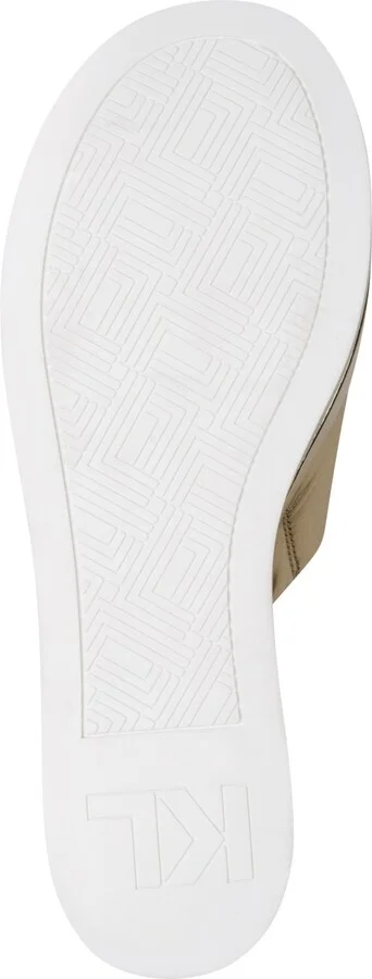Karl Lagerfeld Paris Women's Calvina Slide Wedge Sandals - Natural/ Bright White - Image 9