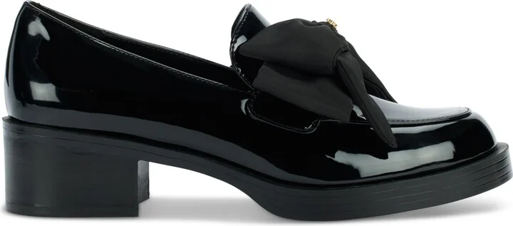 Karl Lagerfeld Paris Women's Camilia Bow Loafer Flats - White/ Black - Image 6