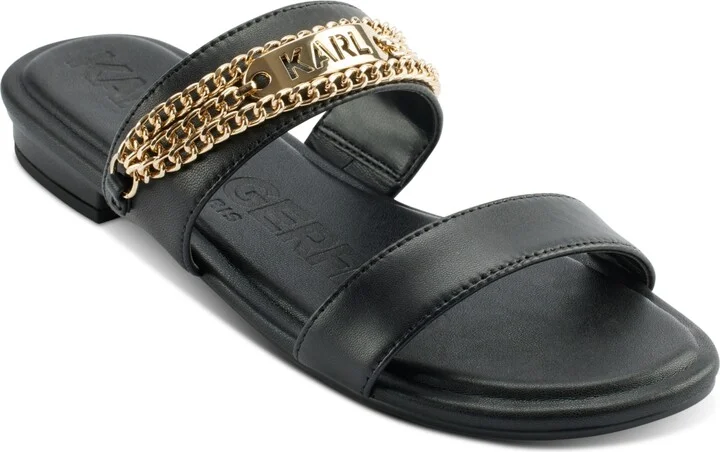 Karl Lagerfeld Paris Women's Canne Flat Sandals