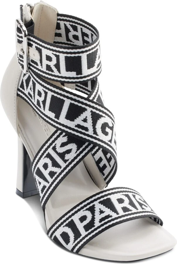 Karl Lagerfeld Paris Women's Careliz Strappy Sandals
