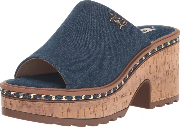 Karl Lagerfeld Paris Women's Carita Platform Wedge Sandal