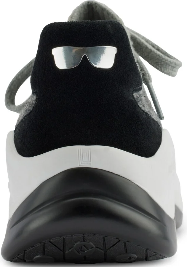 Karl Lagerfeld Paris Women's Carsyn Lace Up Sneakers - Grey/black - Image 3