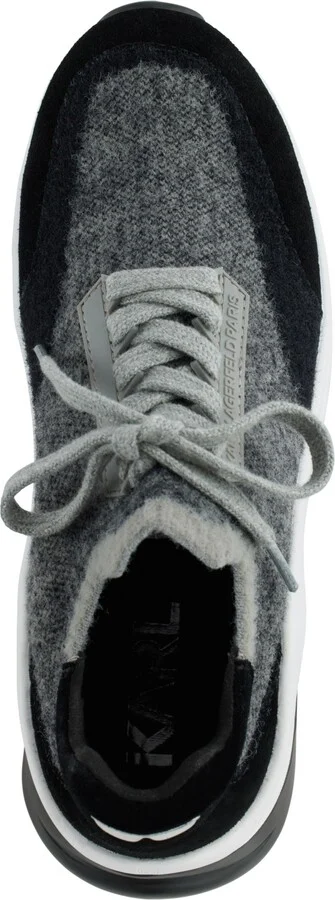 Karl Lagerfeld Paris Women's Carsyn Lace Up Sneakers - Grey/black - Image 4