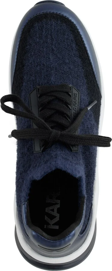 Karl Lagerfeld Paris Women's Carsyn Lace Up Sneakers - Grey/black - Image 8