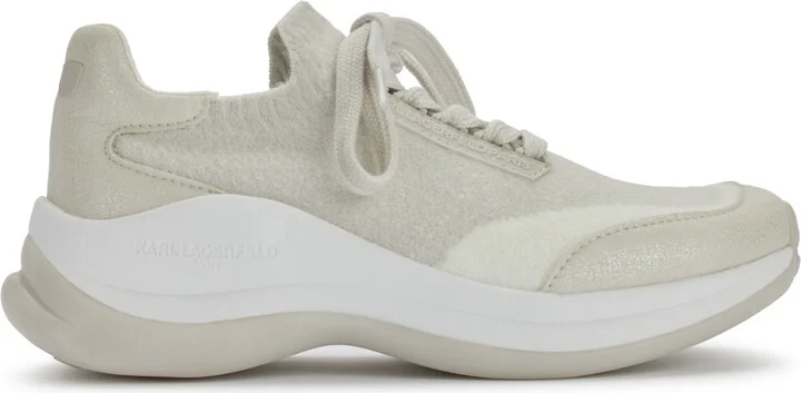 Karl Lagerfeld Paris Women's Carsyn Lace Up Sneakers - Grey/black - Image 10