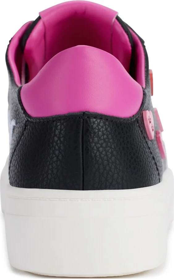 Karl Lagerfeld Paris Women's Cate Heart Pins Lace-Up Sneakers - Image 3