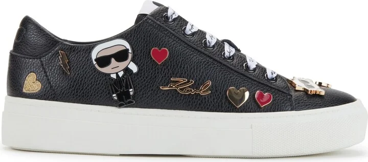 Karl Lagerfeld Paris Women's Cate Pins Lace-Up Sneakers - Image 2