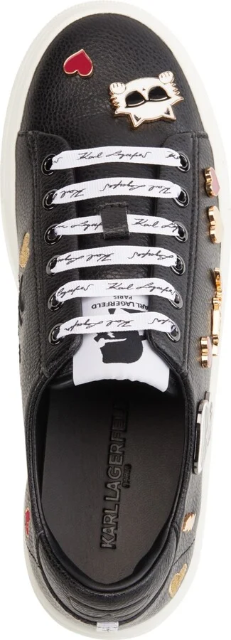 Karl Lagerfeld Paris Women's Cate Pins Lace-Up Sneakers - Image 4