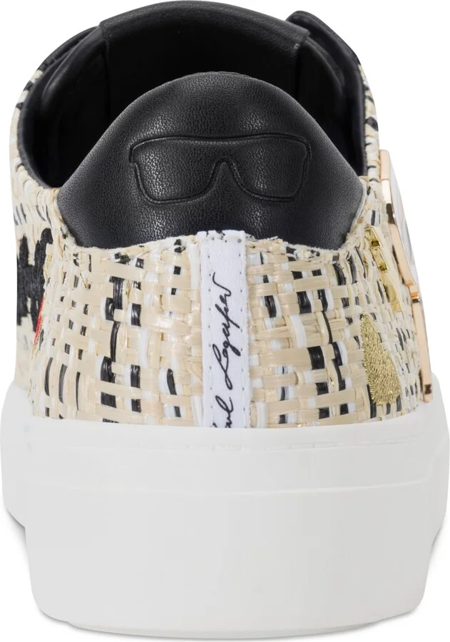 Karl Lagerfeld Paris Women's Cate Pins Lace-Up Sneakers - Image 11