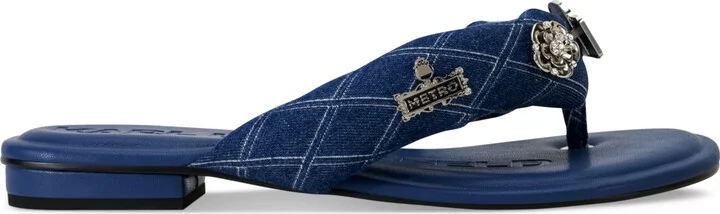 Karl Lagerfeld Paris Women's Ceejay Rue Embellished Sandals - Image 2