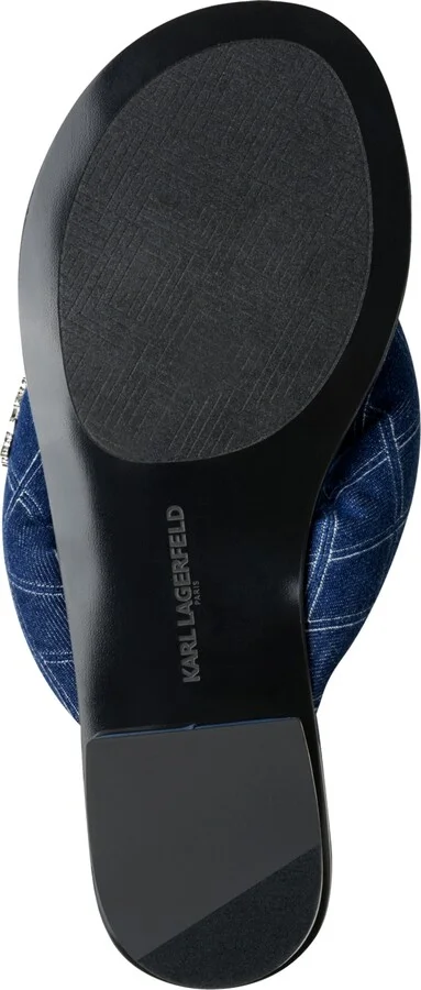 Karl Lagerfeld Paris Women's Ceejay Rue Embellished Sandals - Image 5