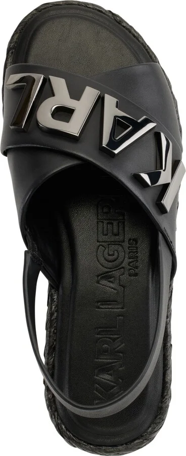 Karl Lagerfeld Paris Women's Charla Slingback Espadrille Sandals - Image 4