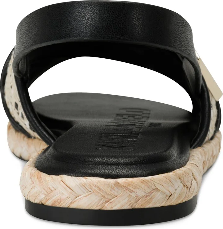 Karl Lagerfeld Paris Women's Charla Slingback Sandals - Natural/ Black - Image 3