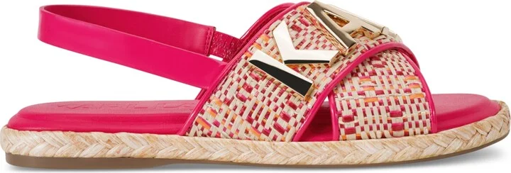 Karl Lagerfeld Paris Women's Charla Slingback Sandals - Natural/ Black - Image 6