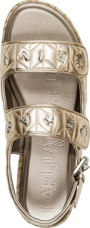 Karl Lagerfeld Paris Women's Charlay Almond Toe Flat Sandals - Image 4