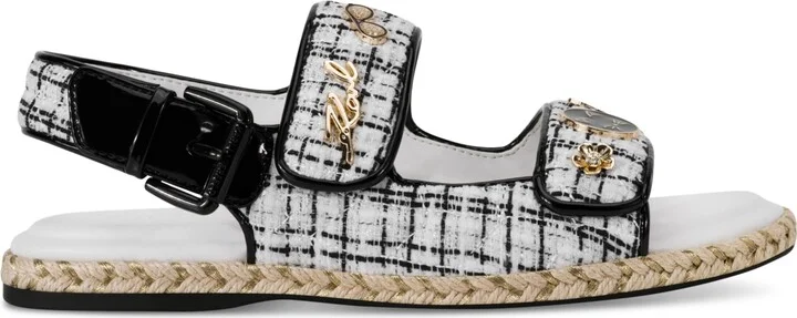 Karl Lagerfeld Paris Women's Charlay Almond Toe Flat Sandals - Image 6