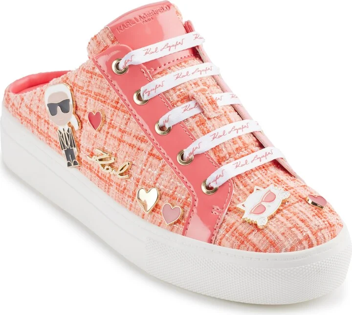 Karl Lagerfeld Paris Women's Cushioned Insole Everyday Cambria-Sneaker Mule