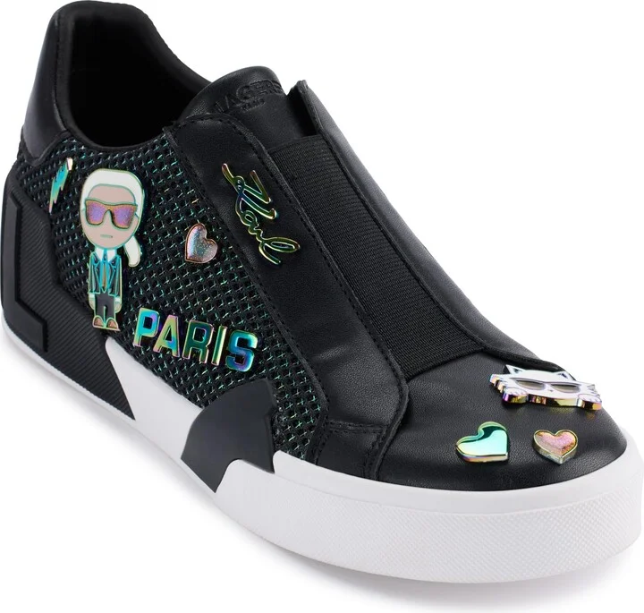 Karl Lagerfeld Paris Women's Cushioned Insole Everyday Mavise-Slip On Sneaker