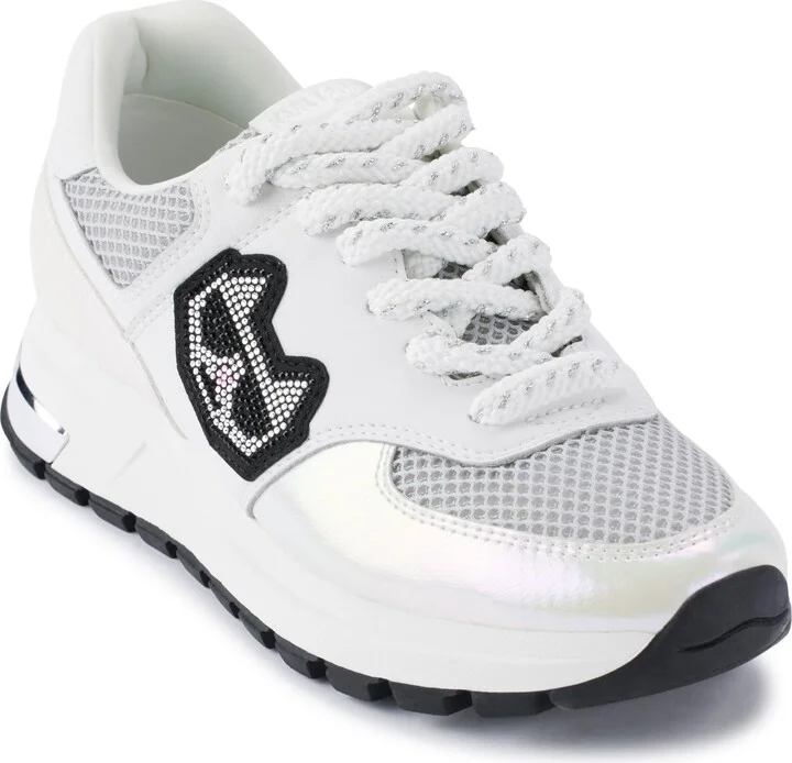 Silver/White