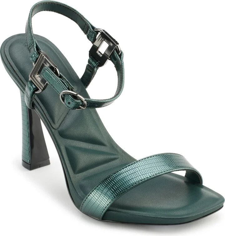 Karl Lagerfeld Paris Women's Cybil Ankle Strap Dress Sandals