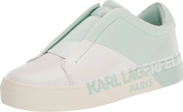 Karl Lagerfeld Paris Women's Cyrene Studded Slip on Sneaker
