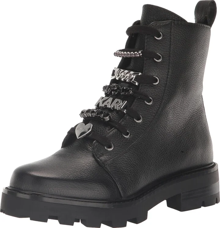 Karl Lagerfeld Paris Women's Everyday Cold Weather Mela-Combat Boot