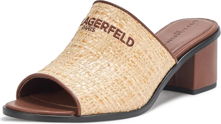 Karl Lagerfeld Paris Women's Everyday Cushioned Insole Harford-Sandal Mule Wedge
