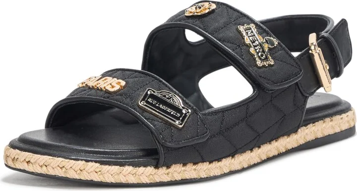 Karl Lagerfeld Paris Women's Everyday Cushioned Insole Meddi-Platform Sandal Slide