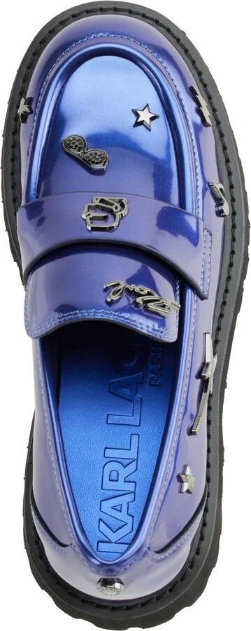 Karl Lagerfeld Paris Women's Gaston Rocker Almond Toe Lug Loafers - Image 8