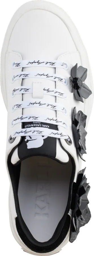 Karl Lagerfeld Paris Women's Georgia Lace-Up Embellished Sneakers - Image 8