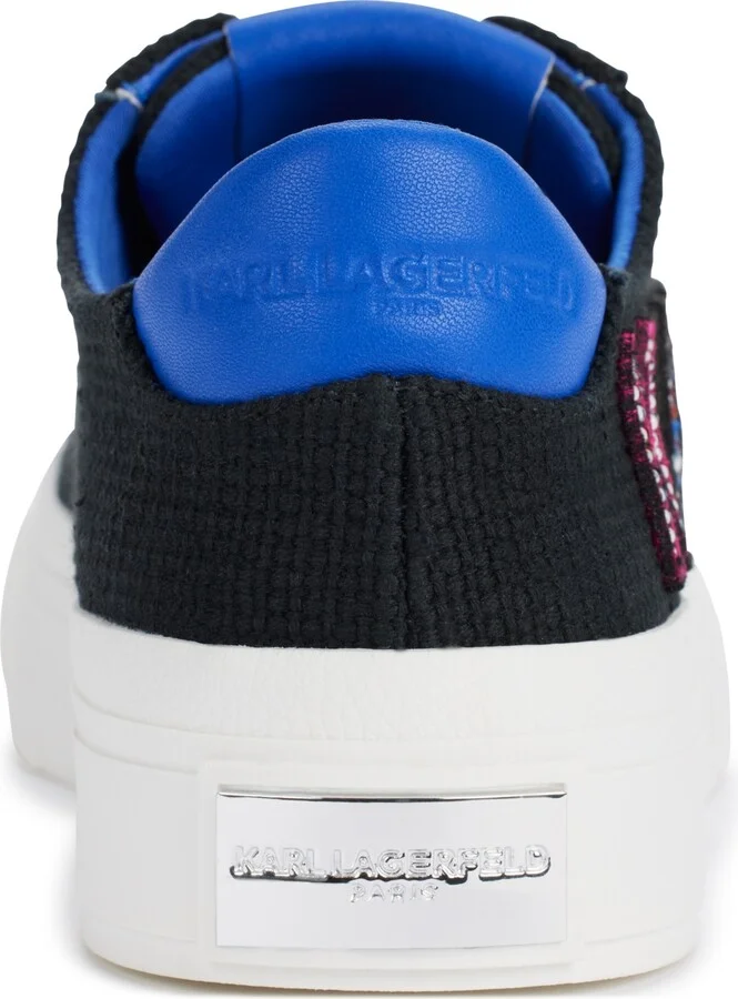 Karl Lagerfeld Paris Women's Gida Lace-Up Sneakers - Black, Indigo - Image 2