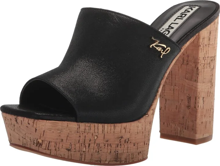 Karl Lagerfeld Paris Women's Hensley Plaform Sandal Heeled