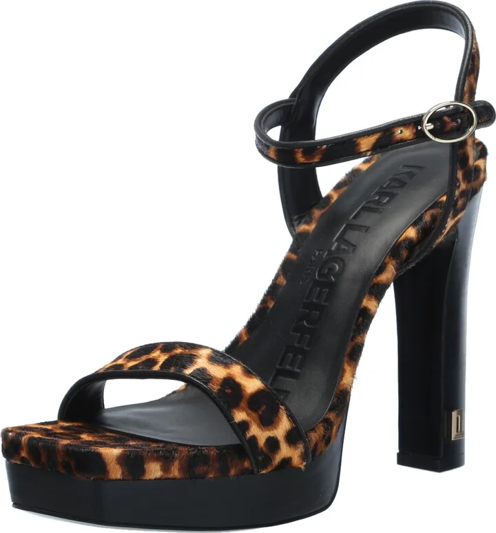 Karl Lagerfeld Paris Women's Jaina Ankle Strap Dress Sandal Pump
