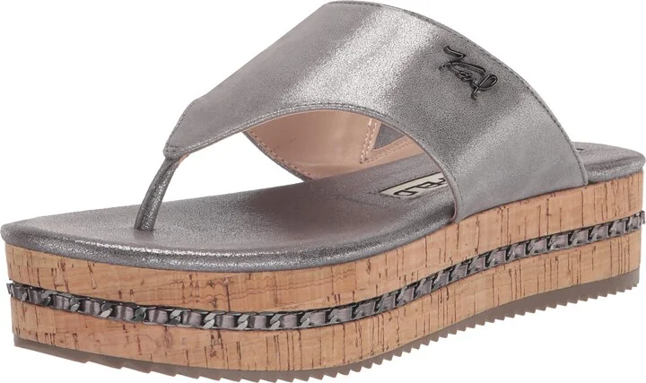 Karl Lagerfeld Paris Women's Karsyn Platform Sandal Flat