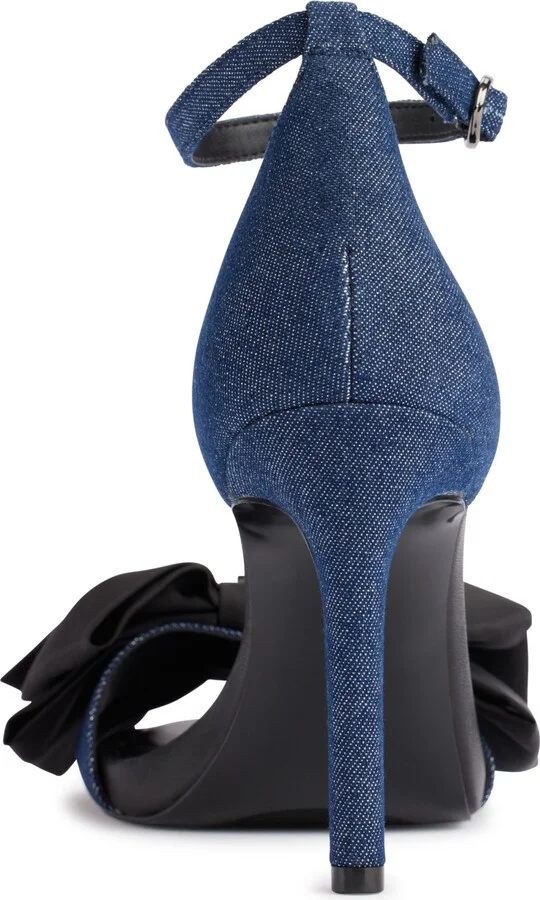 Karl Lagerfeld Paris Women's Kenz Bow Ankle Strap Dress Sandals - Image 3