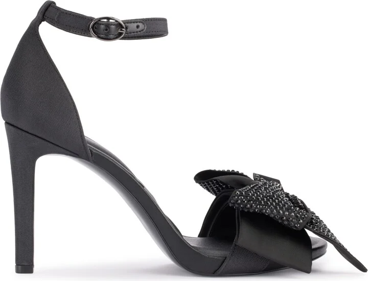 Karl Lagerfeld Paris Women's Kenz Bow Ankle Strap Dress Sandals - Image 6