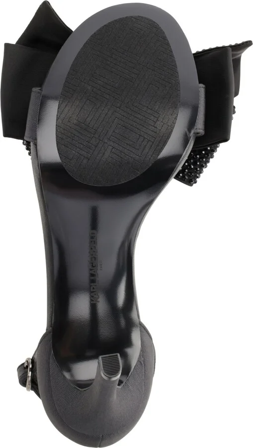 Karl Lagerfeld Paris Women's Kenz Bow Ankle Strap Dress Sandals - Image 9