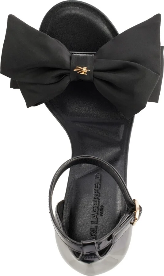 Karl Lagerfeld Paris Women's Kenz Bow Sandals - Image 4