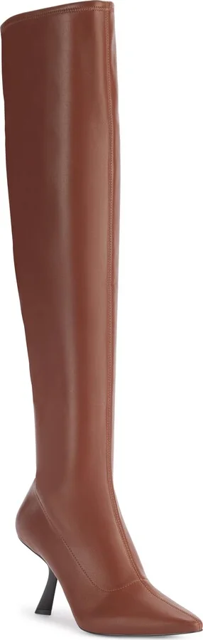 Karl Lagerfeld Paris Women's Kian Everyday Heeled Bootie Over-The-Knee Boot