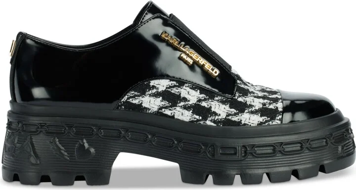 Karl Lagerfeld Paris Women's Lakely Slip-On Loafer Flats - Black/ White - Image 2